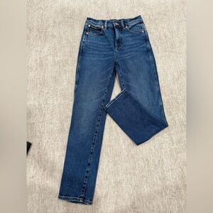 J. Crew Women's Straight Leg Jeans in Deep Blue
